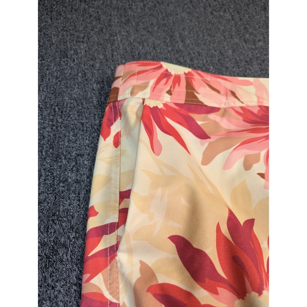 RipSkirt Hawaii Floral Wrap Skirt XL Pink Yellow Tropical Quick Dry Cover Up - Picture 3 of 8